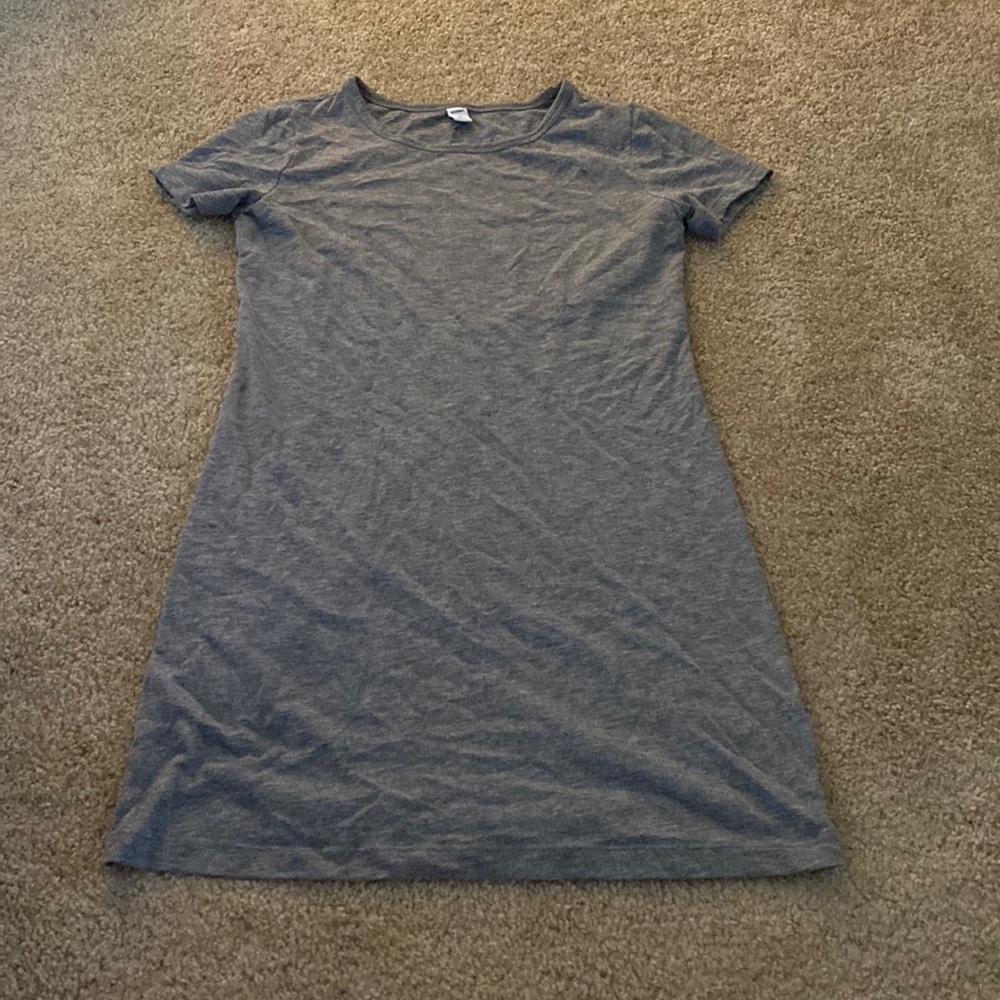 Oldnavy gray t shirt dress